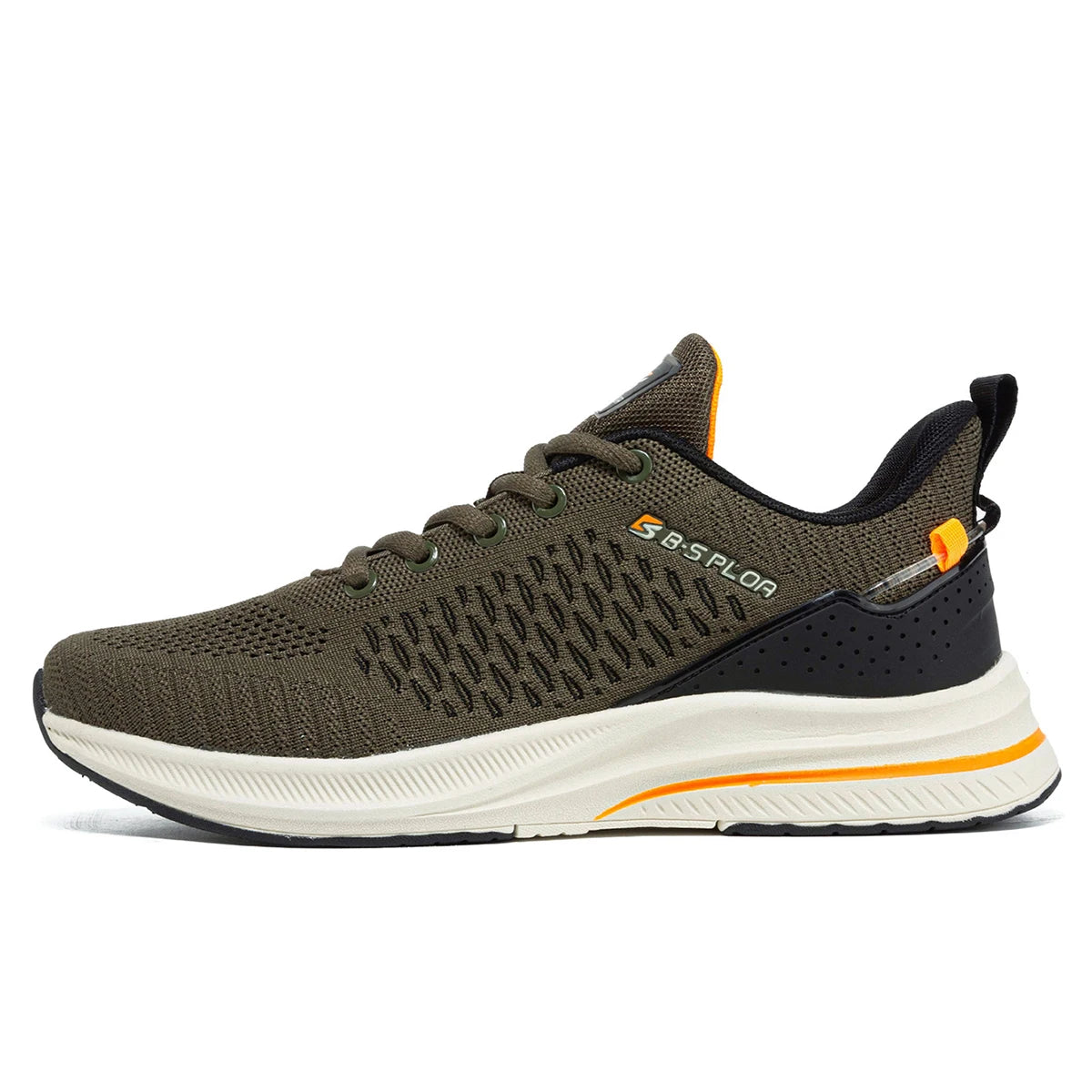 Scarpe da running leggere Baasploa da uomo, confortevoli sneaker casual da uomo in mesh di design, con lacci, per sport all’aperto e tennis