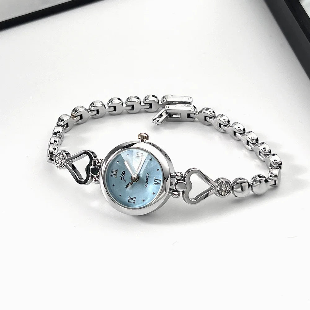 UTHAI CQ398 Fashionable Women watch exquisite heart bracelet waterproof quartz watch light luxury clock gift,watches for woman