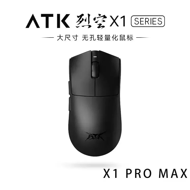 Mouse wireless Bluetooth ATK X1 Series Paw3950/Ultra 8k ultraleggero 49g, mouse a tre modalità per gamer FPS, regalo personalizzato