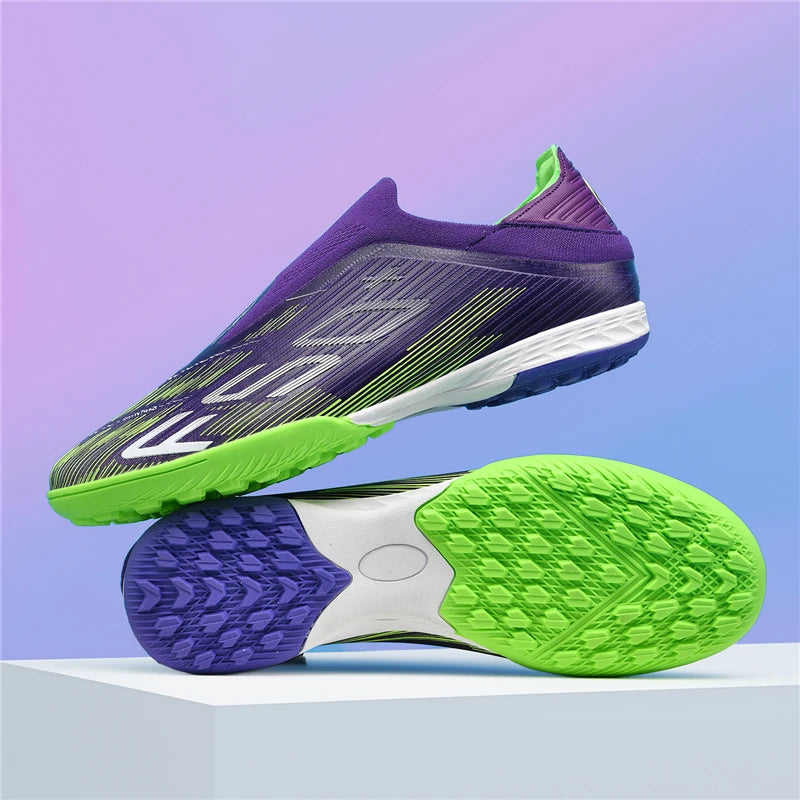 New Men's Football Boots Non Slip Comfortable Soccer Shoes Turf Ultralight Fg Grass Cleats Futsal Sport Indoor Adult Non-Slip