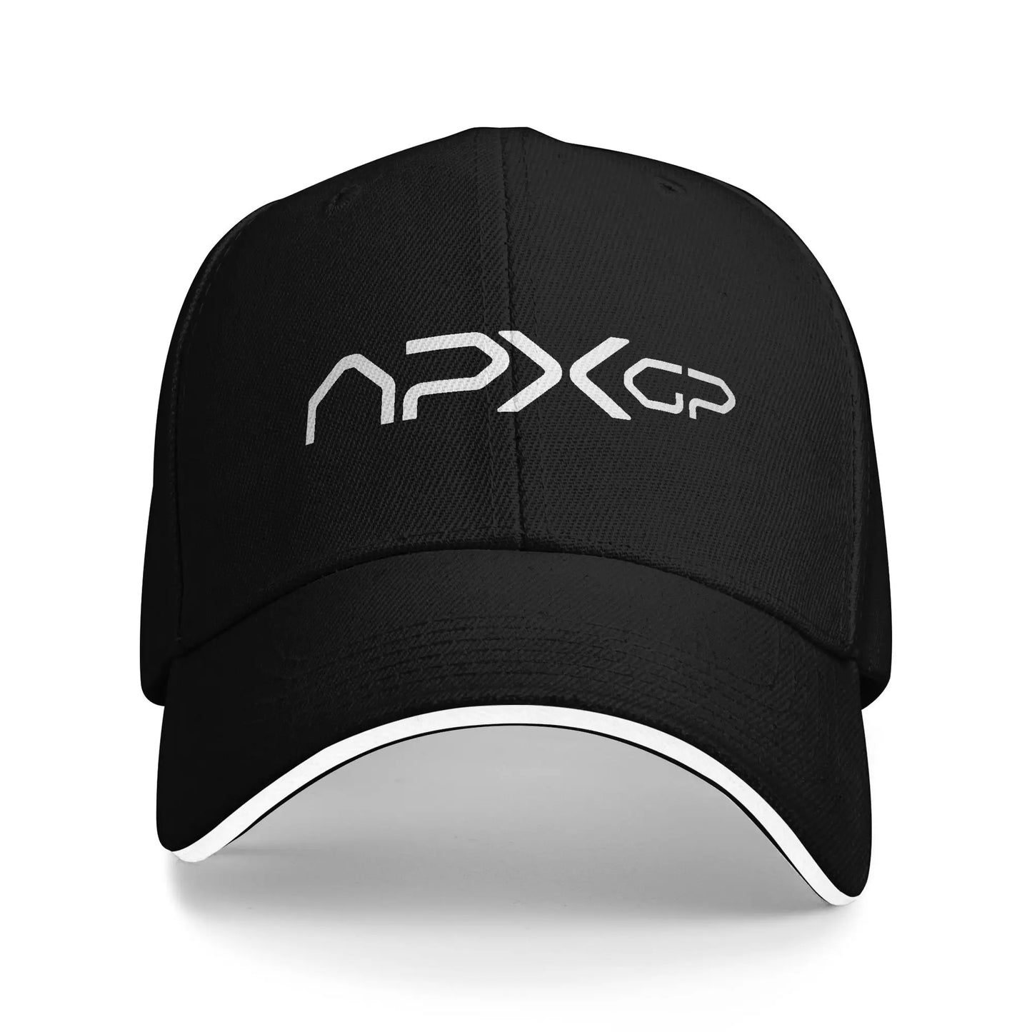 Unisex APX GP Apex Movie Team Logo Sandwich Caps , Fashion Baseball Caps Polyester Sun Hats Breathable Trucker Cap Summer