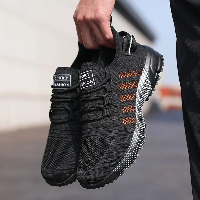Sneakers casual da uomo in mesh, leggere e traspiranti, scarpe da running slip-on con suola morbida, mocassini bassi da uomo, trainers Zapatos Hombre