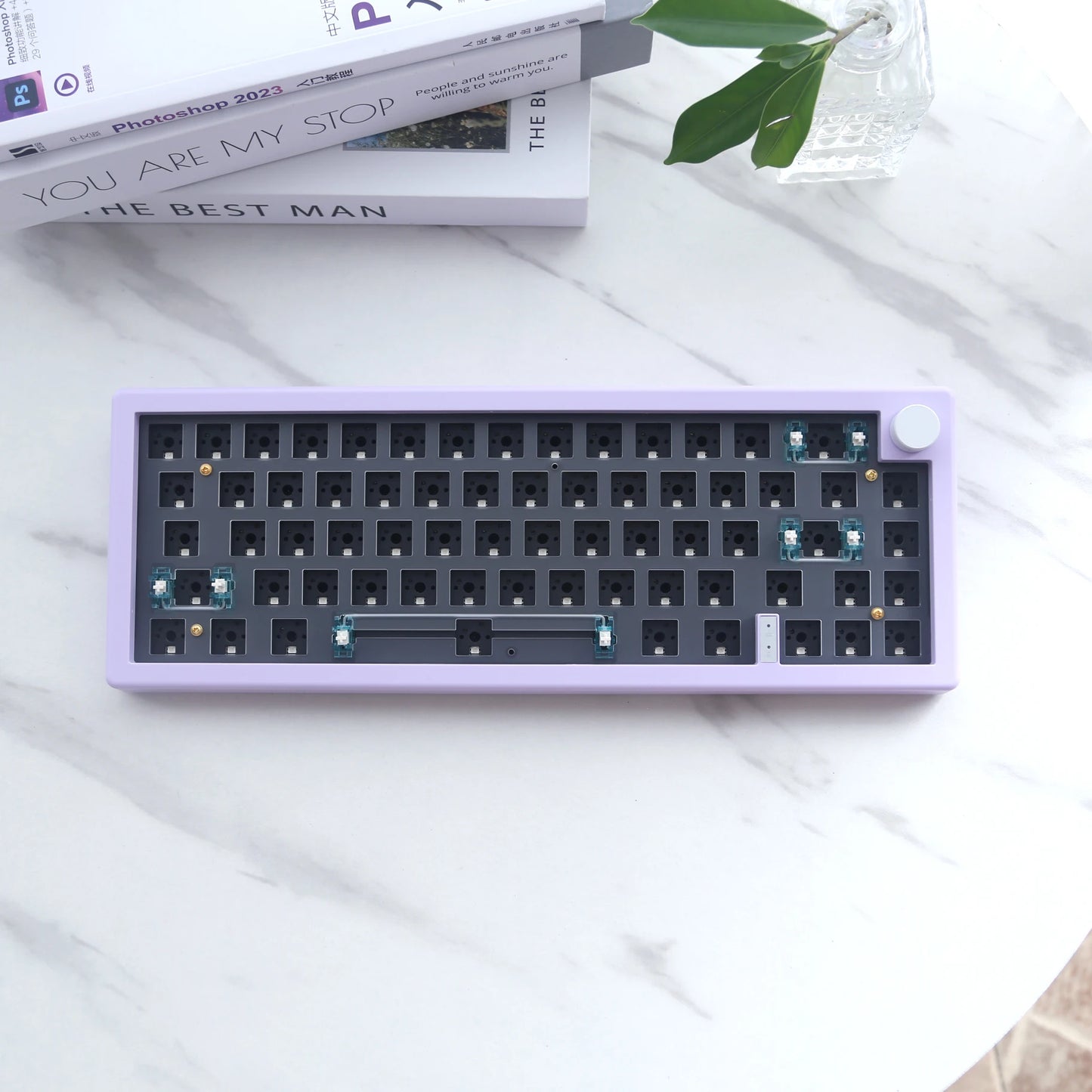 Kit tastiera meccanica personalizzata GMK67 65% Gasket Bluetooth 2.4G wireless hot-swappable con retroilluminazione RGB