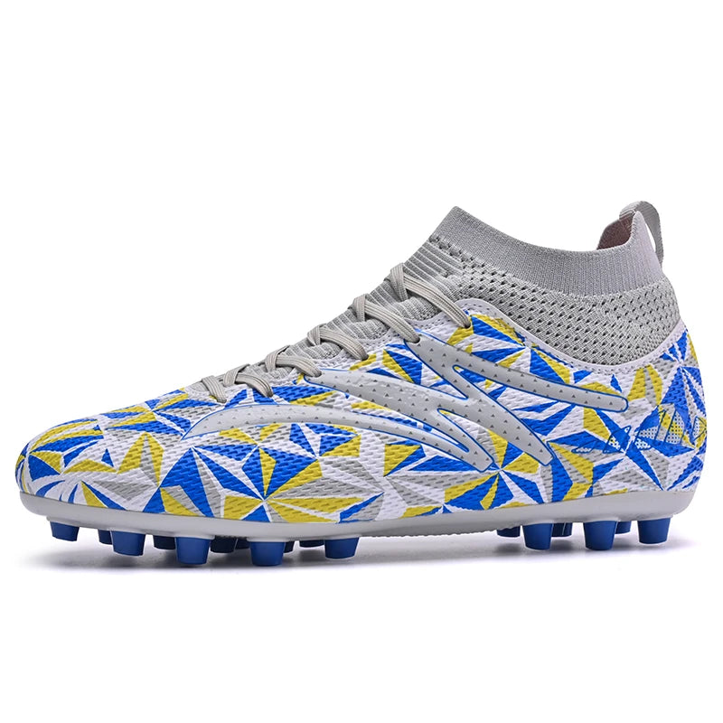 New Men's Football Boots Breathable Sport Training Soccer Shoes Cleats Sport Outdoor TF Futsal Match Turf Grass Drop Shipping