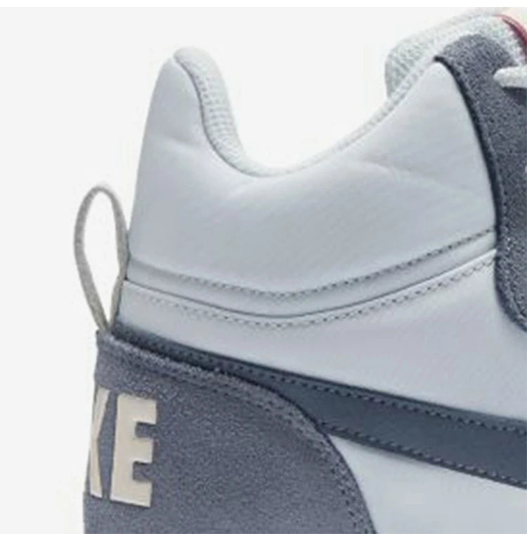 Ténis de cano médio Nike Court Borough oficiais autênticos para mulher, casuais e resistentes ao desgaste, 844907-005