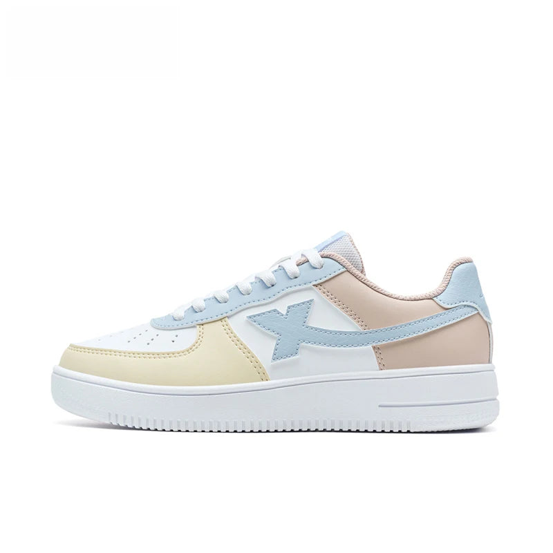 Xtep White Sneakers Women 2026 Spring Couples Versatile Trendy Casual Thick-soled Heightening Sports Shoes 874118319851