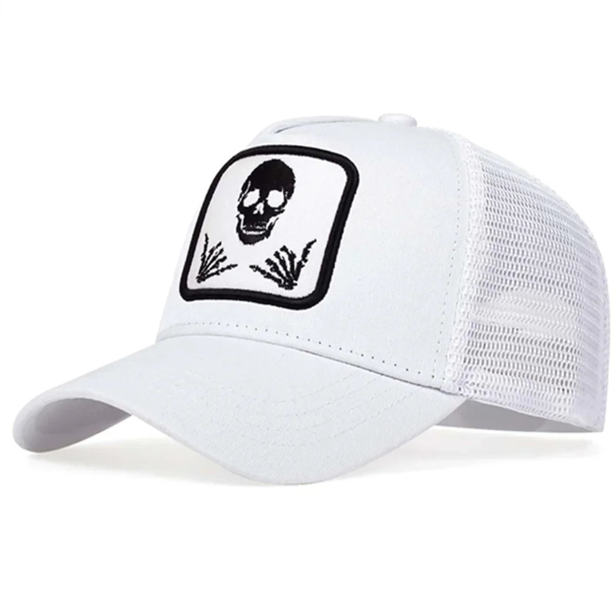 Unisex Personality Embroidery Baseball Net Caps Adjustable Casual Hats Spring and Summer Outdoor Sunscreen Hat