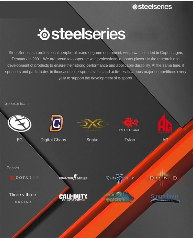 SteelSeries Rival 300S Gaming Mouse Wired RGB Gaming Mouse with TrueMove1 Optical Sensor, 7200 CPI, 6 Programmable Buttons USB Gaming Mouse