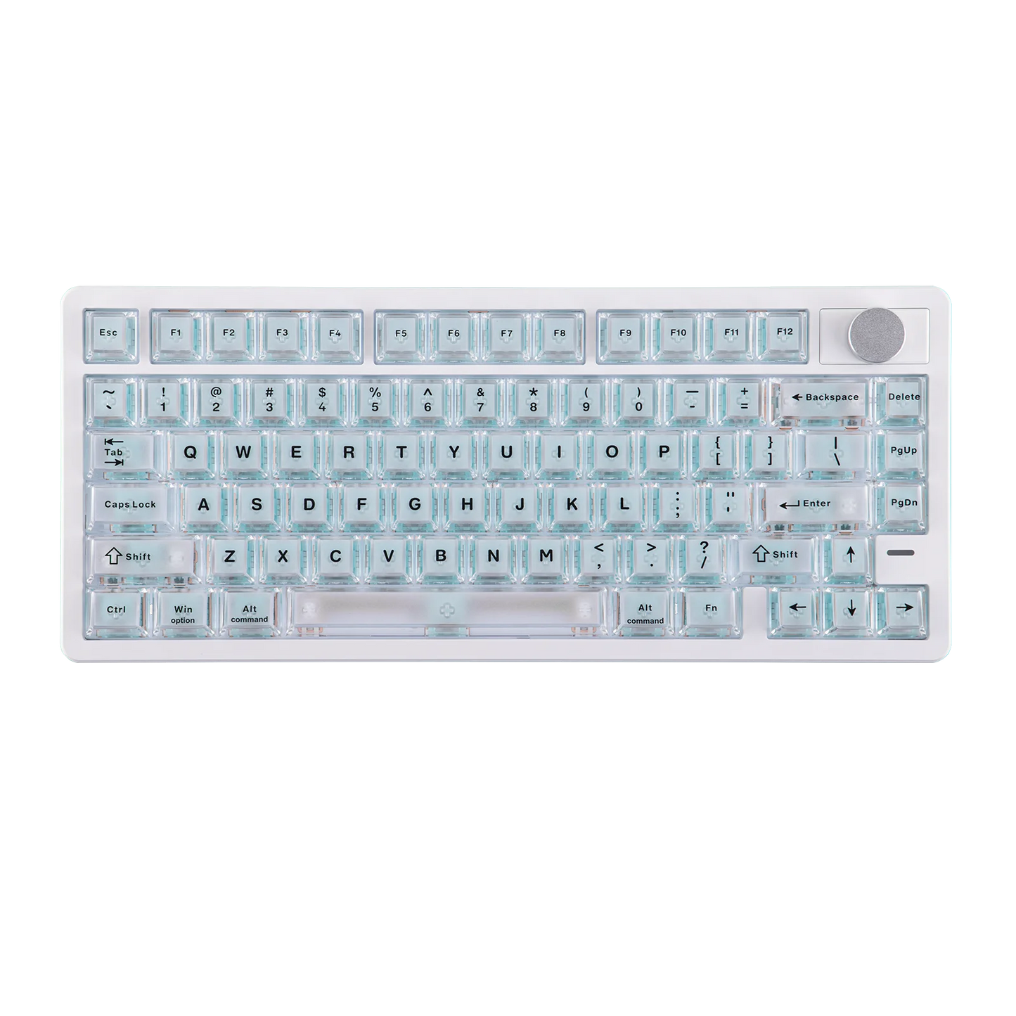 Teclado gaming EPOMAKER HE75 V2 75% ANSI US Layout inalámbrico trimodo con efecto Hall, activación ajustable de 0.005mm y activación rápida
