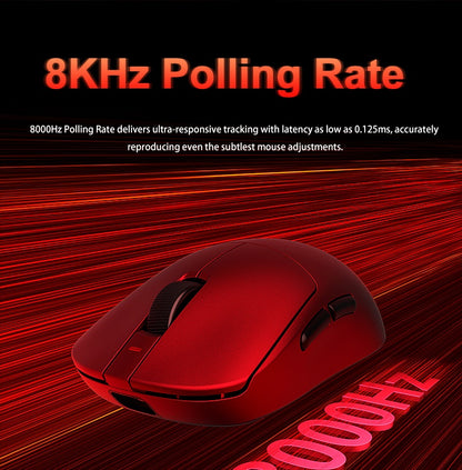 Aula V9 Ultra безжична e-sports гейминг мишка Double 8k 3mode PAW 3950 8k 55g, лека ергономична мишка, персонализиран аксесоар за PC
