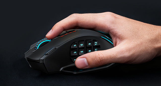 Redragon M913 MAX Wireless 26000 DPI MMO Optical Gaming Mouse with 16 Programmable Buttons