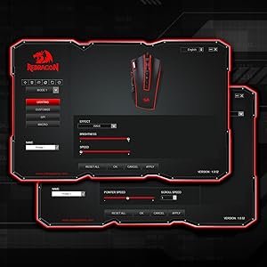 Rato Gaming MMO Redragon M990, 32000 DPI, rato gamer RGB com fios de alta precisão c/23 botões programáveis, 16 teclas macro laterais