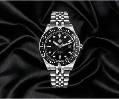 San Martin 37.5mm 40mm Classic Simple Dial Men Diver Watch Miyota 9015 Luxury Automatic Mechanical Watch Waterproof 200m SN0148