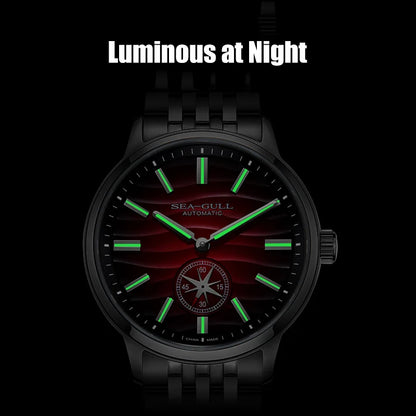 Seagull Watch 39.5mm Men's Watch 5Bar Waterproof Automatic Mechanical Watches Luminous Watches for Men 6180 Men's Watch