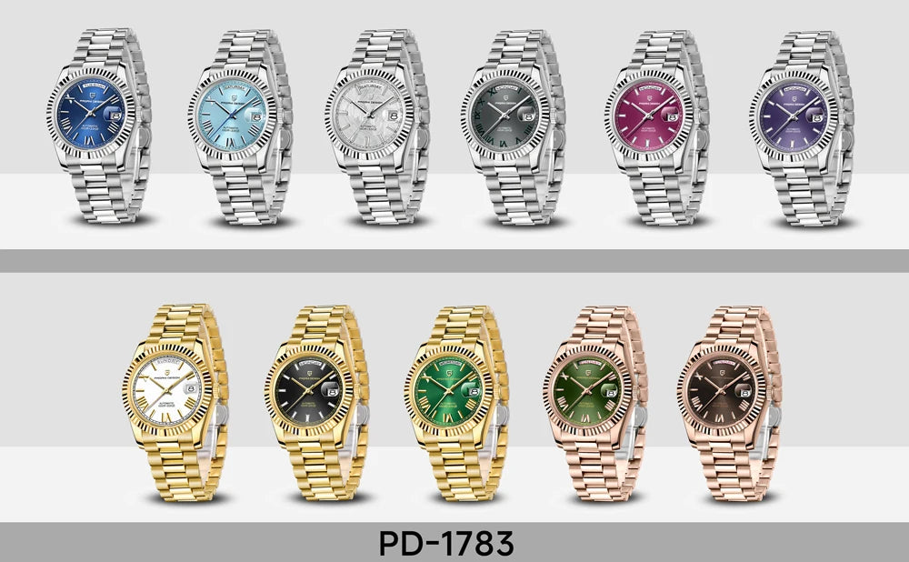 2026 New PAGANI DESIGN add40 Men's Watch NH36 Mechanical wistwatch Luxury Automatic Watch For Men AR Sapphire water lock