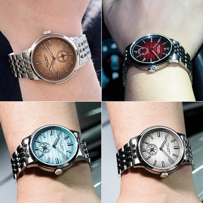 Seagull Watch 39.5mm Men's Watch 5Bar Waterproof Automatic Mechanical Watches Luminous Watches for Men 6180 Men's Watch