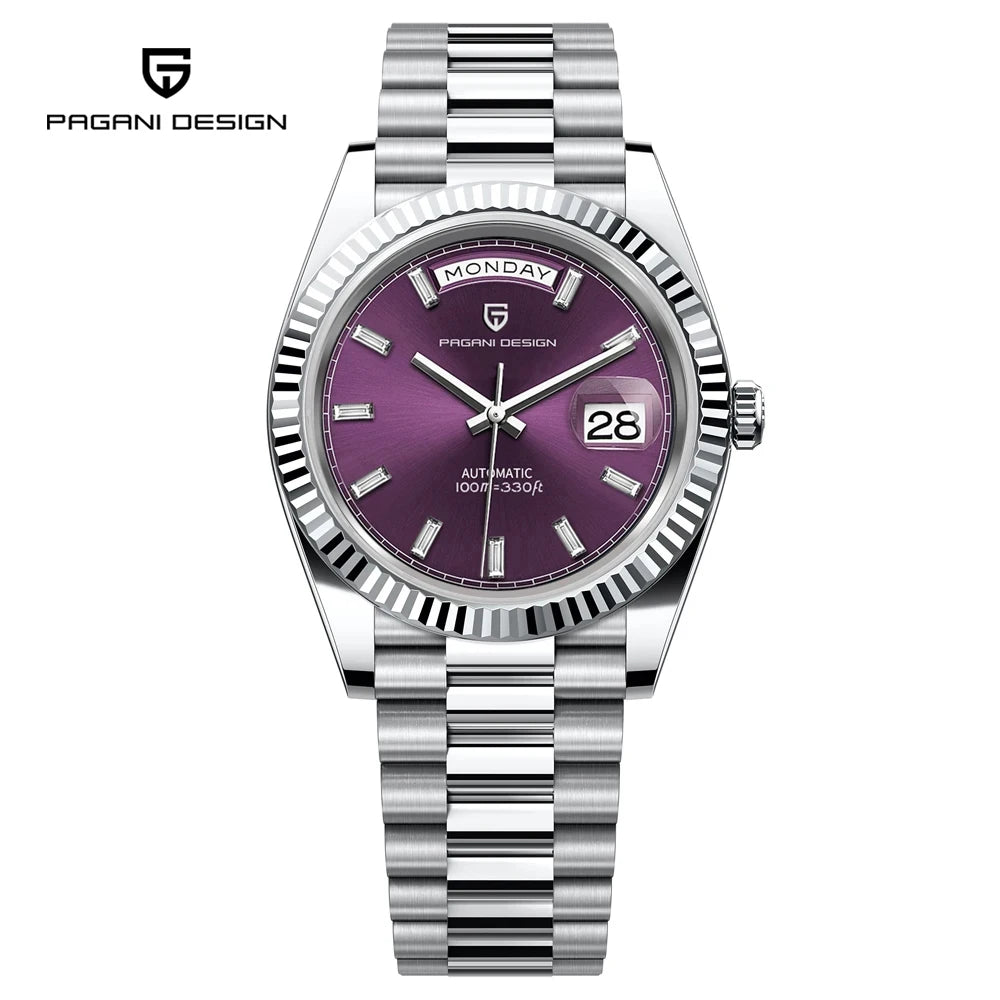 2026 New PAGANI DESIGN add40 Men's Watch NH36 Mechanical wistwatch Luxury Automatic Watch For Men AR Sapphire water lock