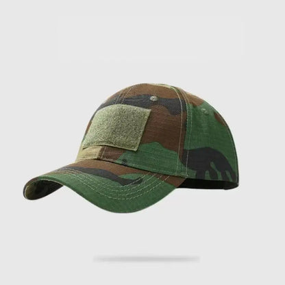 Camouflage baseball cap, outdoor sports adjustable quick-buckle sun hat, unisex