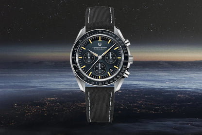 PAGANI DESIGN 2026 Neue rote Luxusuhr für Herren, Quarz-Armbanduhr mit Chronograph, automatischem Datum, wasserdicht, lokaler Versand