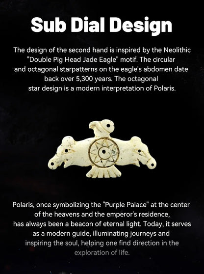 Seagull Watch 39.5mm Men's Watch 5Bar Waterproof Automatic Mechanical Watches Luminous Watches for Men 6180 Men's Watch