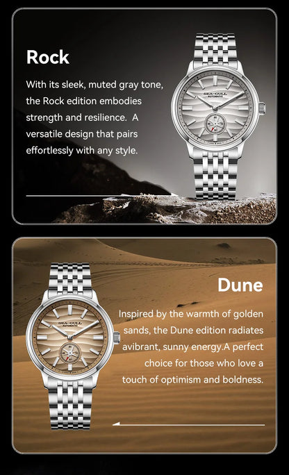 Seagull Watch 39.5mm Men's Watch 5Bar Waterproof Automatic Mechanical Watches Luminous Watches for Men 6180 Men's Watch