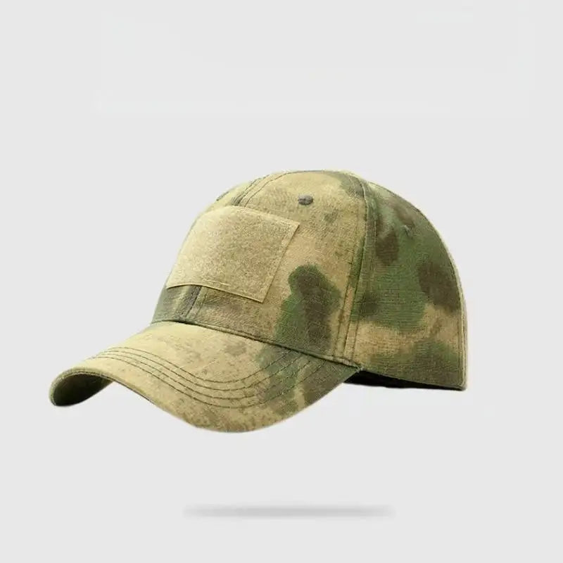 Camouflage baseball cap, outdoor sports adjustable quick-buckle sun hat, unisex