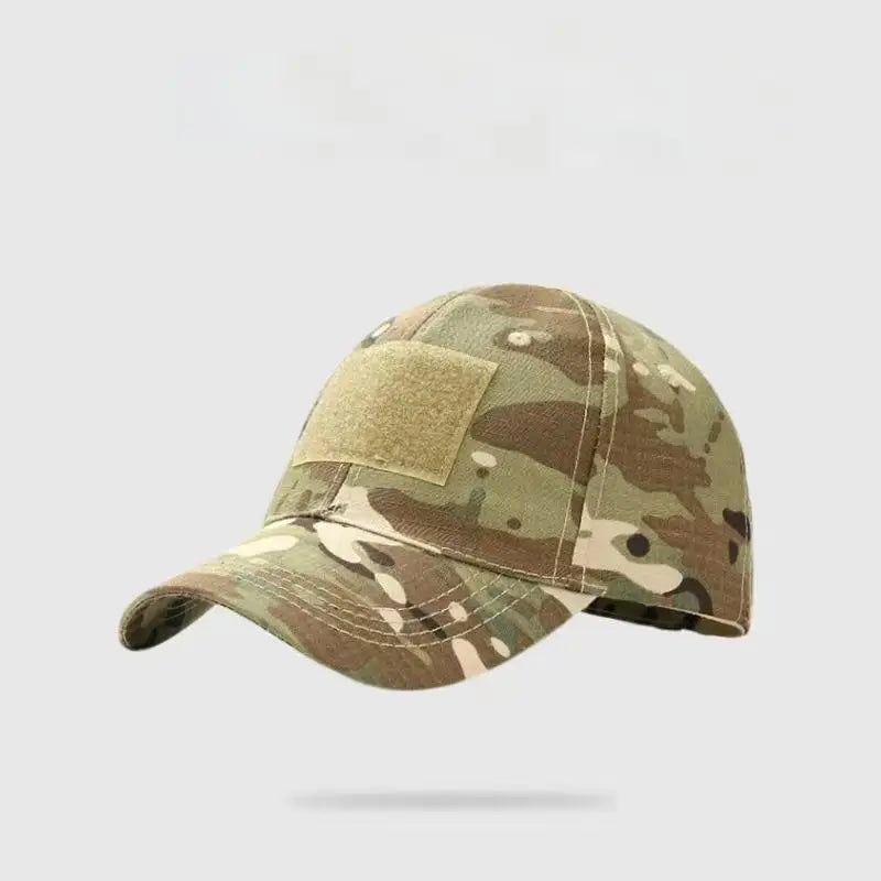 Camouflage baseball cap, outdoor sports adjustable quick-buckle sun hat, unisex