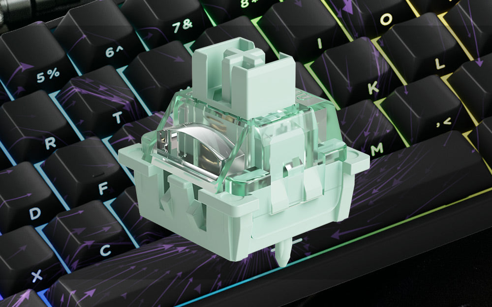 Teclado mecânico Akko MonsGeek FUN60 com interruptores magnéticos 60% Gaming Keyboards Rapid Trigger 0.01mm 8K ARGB HE/TMR personalizado