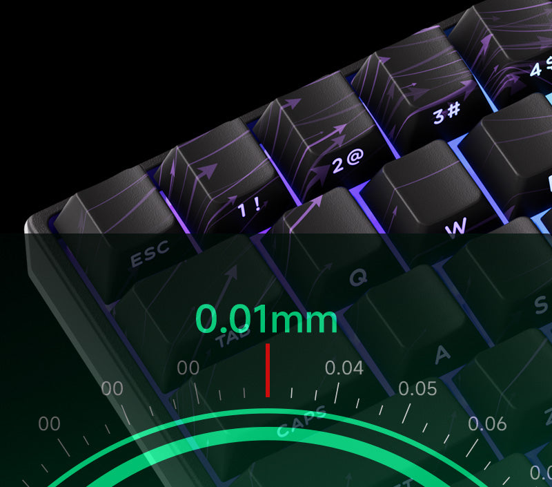 Teclado mecânico Akko MonsGeek FUN60 com interruptores magnéticos 60% Gaming Keyboards Rapid Trigger 0.01mm 8K ARGB HE/TMR personalizado