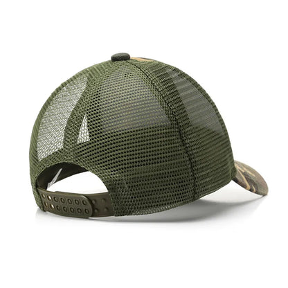 Sommer 3-10 år Forældre og børn Matchende camouflage-baseballkasketter i mesh til babyer Udendørs afslappet solbeskyttelse Åndbar solskærm T30