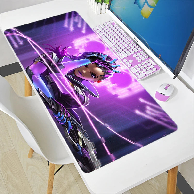 Overwatch-hiirimatto suuri DIY kawaii XXL PC-tietokoneen pöytämatto pelaajalle, toimistomatto, näppäimistöalusta, pelitarvikkeet, hiirimatto