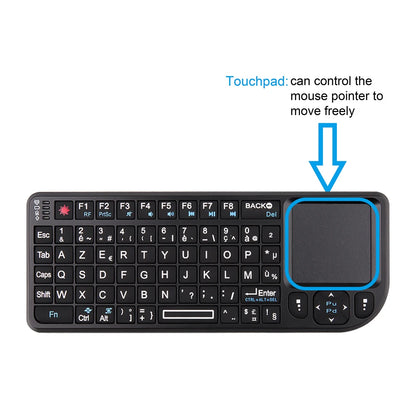 A8 Mini Wireless Keyboard 2.4G RF Backlit Touchpad Russian English Keyboard For MacBook iPad PC Tablet USB Rechargeable Air Mouse