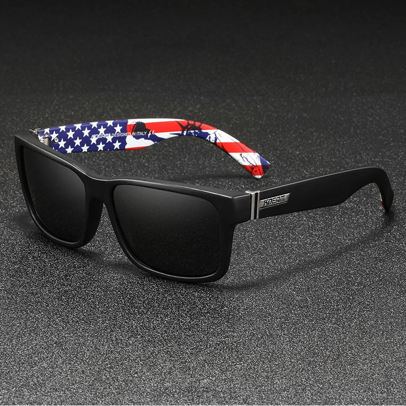 KDEAM Revamp Of Sport Men Sunglasses Polarized Shockingly Colors Sun Glasses Outdoor Driving Photochromic Sunglass With Box