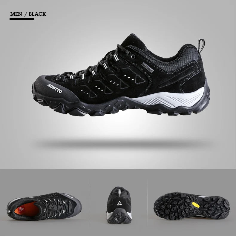 HUMTTO Trekking Shoes for Women Winter Hiking Shoes Women's Waterproof New Luxury Designer Climbing Leather Casual Woman Sneakers