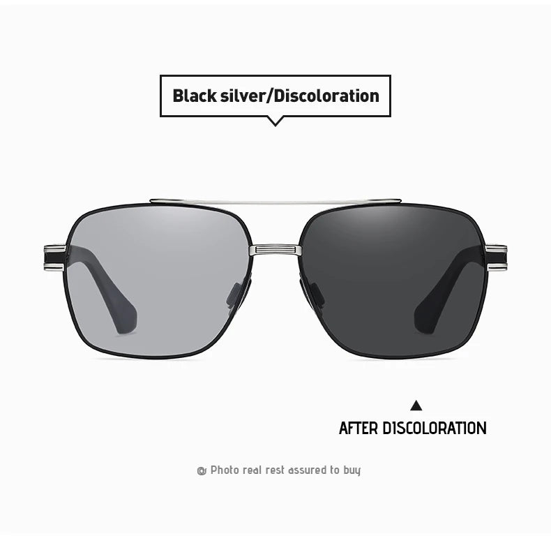 CoolPandas High Quality Sunglasses Polarized Men Women Photochromic UV400 Protection Driving Sun Glasses Unisex Chameleon Lens