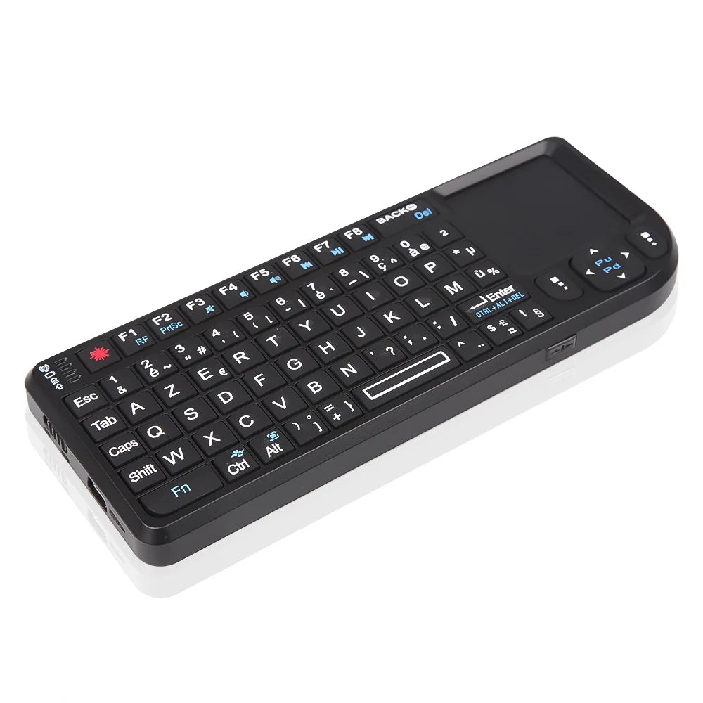 A8 Mini Wireless Keyboard 2.4G RF Backlit Touchpad Russian English Keyboard For MacBook iPad PC Tablet USB Rechargeable Air Mouse