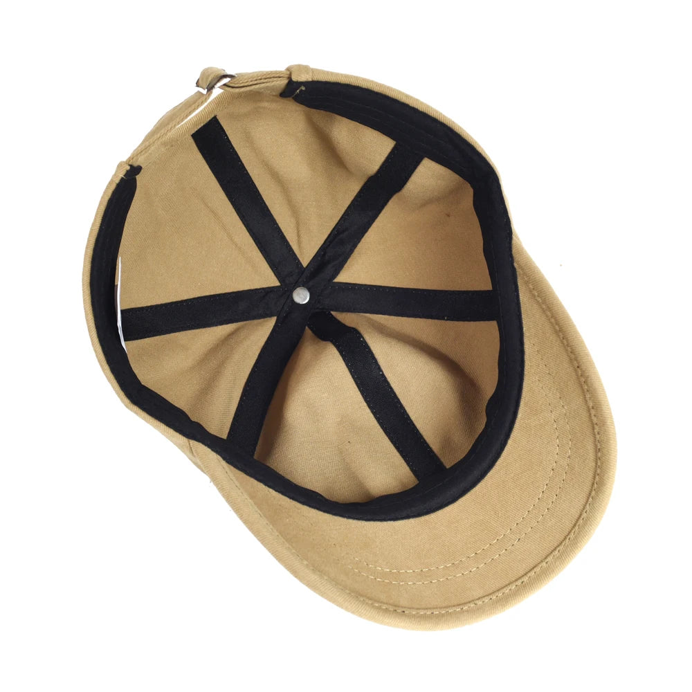Vintage kšiltovka s krátkým kšiltem, bavlněná, pro muže i ženy, měkká kšiltovka typu „dad hat“, nastavitelná, ve stylu „trucker“, nízkoprofilová kšiltovka