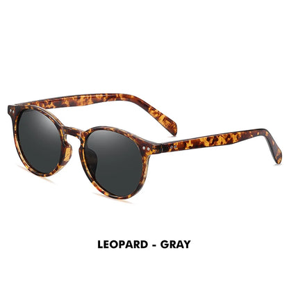LM Retro runde solbriller til kvinder og mænd, ultralette TR90, polariserede, unisex, kørselsbriller, vintage solbriller, UV400, Gafas De Sol