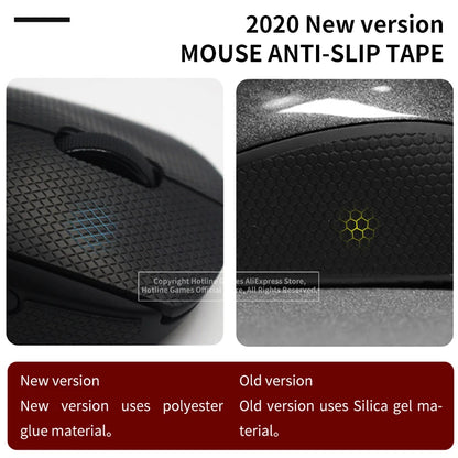 Protišmykové pásky Hotline Games na myš Logitech G305 G203 G102 G304, podložky odolné proti potu, bočné protišmykové nálepky na myš