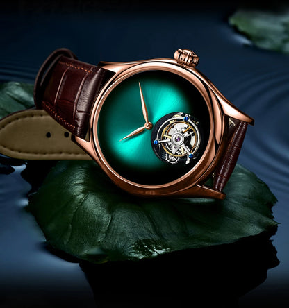 AESOP Flying Tourbillon Skeleton Watch For Men Mechanical Waterproof Mens Watches Top Brand Luxury Movement Stainless Steel 2025