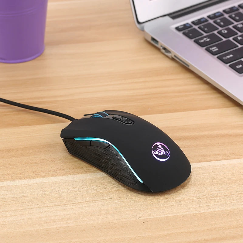New Wired Gaming Mouse Gamer 7 Button 3200DPI LED Optical USB Computer Mouse Game Mice Mouse for PC Computer Gamer