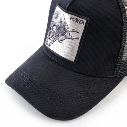 Baseball Caps Men Women Snapback Hip Hop Cap With Fashion Animals Embroidery Summer Breathable Mesh Trucker Caps Streetwear Bone