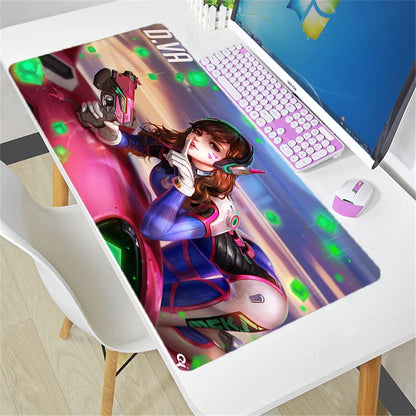 Overwatch-hiirimatto suuri DIY kawaii XXL PC-tietokoneen pöytämatto pelaajalle, toimistomatto, näppäimistöalusta, pelitarvikkeet, hiirimatto