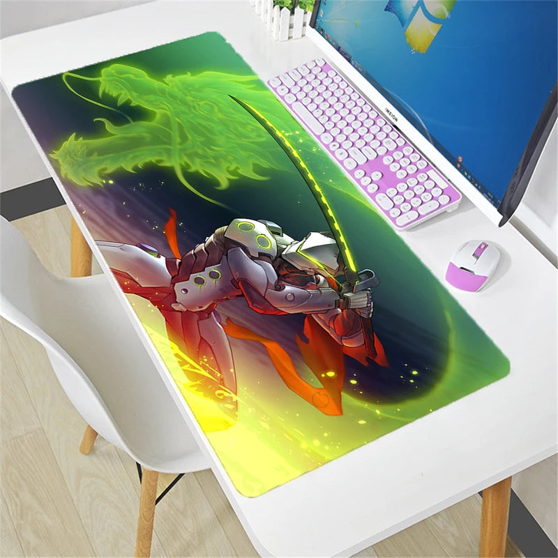 Overwatch-hiirimatto suuri DIY kawaii XXL PC-tietokoneen pöytämatto pelaajalle, toimistomatto, näppäimistöalusta, pelitarvikkeet, hiirimatto