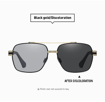 CoolPandas High Quality Sunglasses Polarized Men Women Photochromic UV400 Protection Driving Sun Glasses Unisex Chameleon Lens