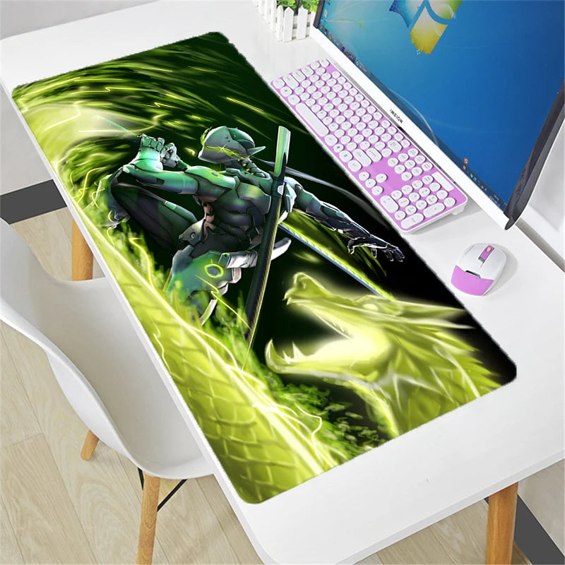 Overwatch-hiirimatto suuri DIY kawaii XXL PC-tietokoneen pöytämatto pelaajalle, toimistomatto, näppäimistöalusta, pelitarvikkeet, hiirimatto