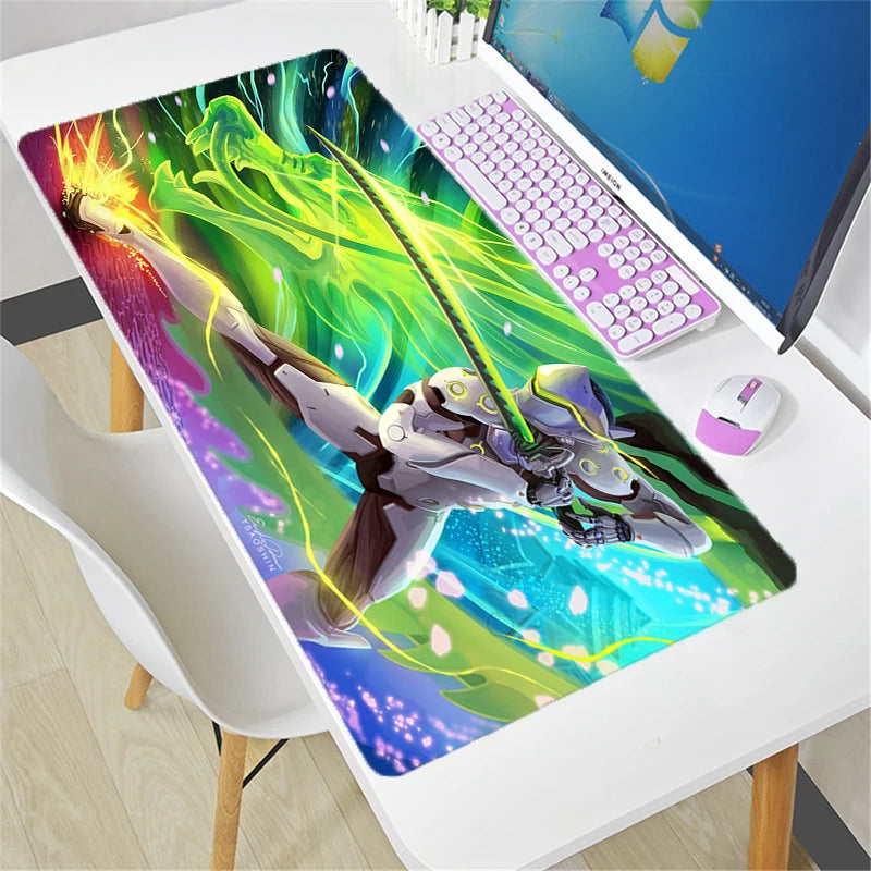 Overwatch-hiirimatto suuri DIY kawaii XXL PC-tietokoneen pöytämatto pelaajalle, toimistomatto, näppäimistöalusta, pelitarvikkeet, hiirimatto