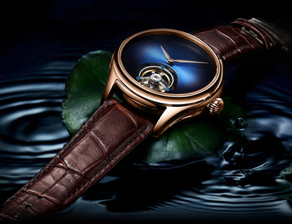 AESOP Flying Tourbillon Skeleton Watch For Men Mechanical Waterproof Mens Watches Top Brand Luxury Movement Stainless Steel 2025