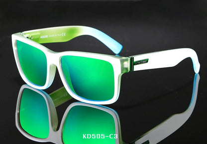 KDEAM Revamp Of Sport Men Sunglasses Polarized Shockingly Colors Sun Glasses Outdoor Driving Photochromic Sunglass With Box