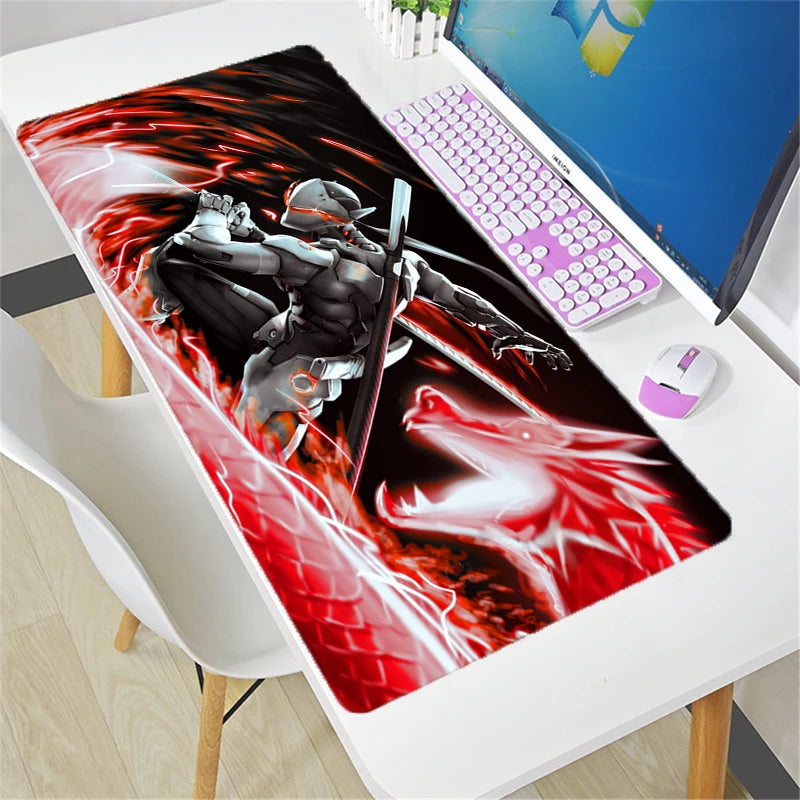 Overwatch-hiirimatto suuri DIY kawaii XXL PC-tietokoneen pöytämatto pelaajalle, toimistomatto, näppäimistöalusta, pelitarvikkeet, hiirimatto